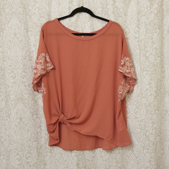 Democracy Tops - Democracy Dusty Rose Blouse